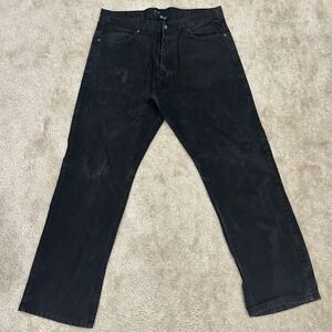 Vintage Rocawear Jeans Mens Size 38 Black Preowned Straight Leg Denim Hiphop 90s